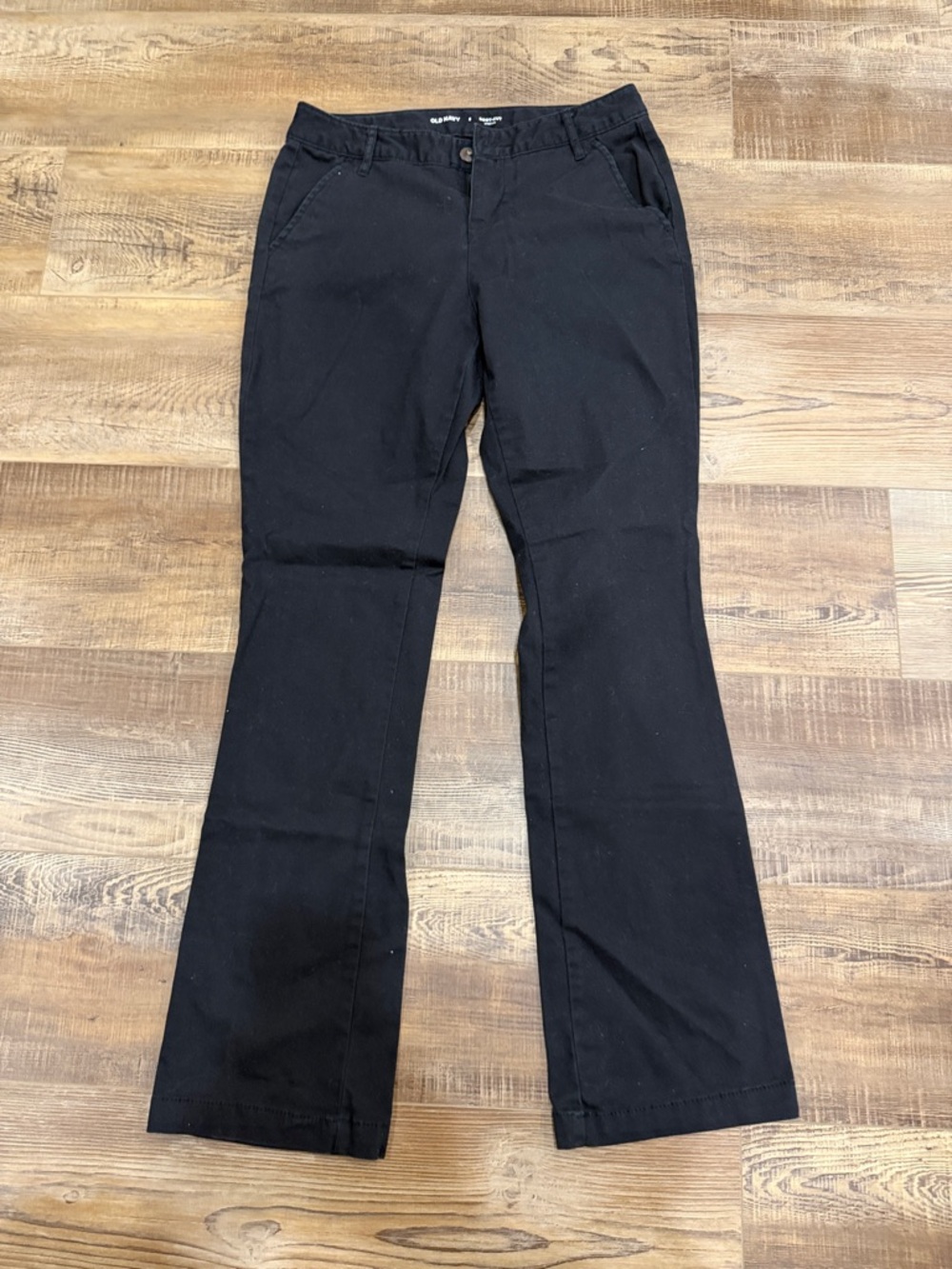 Old Navy Black Boot-Cut Stretch Pants size 2 women’s